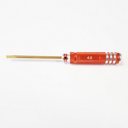 Flat-Head Screwdriver Alu 4,0mm TiCo Orange