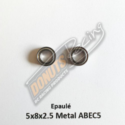 5x8x2.5 Metal Bearing ABEC5 Pro Series (2)