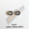 Flanged 5x8x2.5 Metal Bearing ABEC5 Pro Series (2)