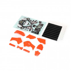 Promoto-MX : Set Pièces Plastiques Orange + Stickers