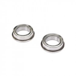 8 x 12 x 3.5mm Ball Bearing, Flanged, Rubber (2)