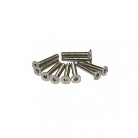 Screws - Flat Head - Hex (Allen) - M3 x 18mm (10 pcs)