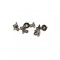 Screws - Flat Head - Hex (Allen) - M4 x 6mm (10 pcs)