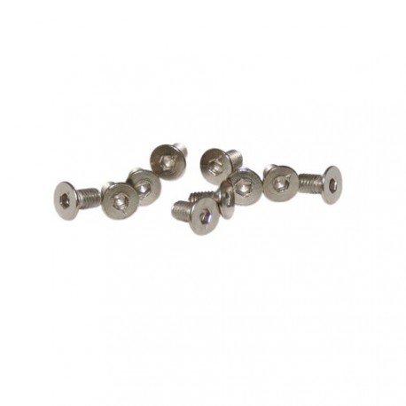 Screws - Flat Head - Hex (Allen) - M4 x 8mm (10 pcs)