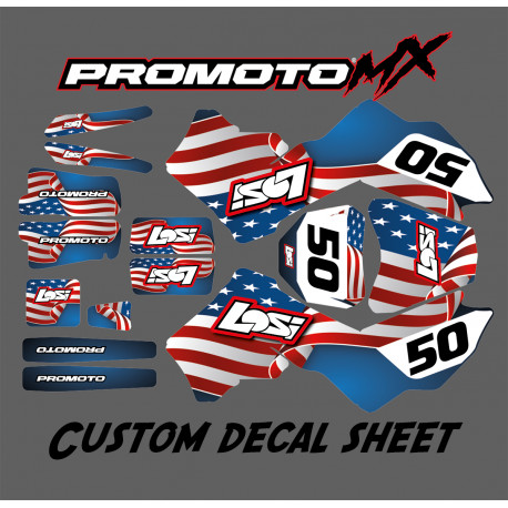 Custom Skicker sheet for LOSI Promoto