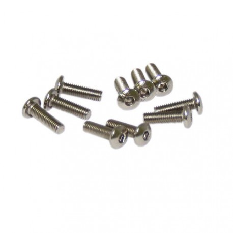 Screws - Button Head - Hex (Allen) - M3 x 10mm (10 pcs)