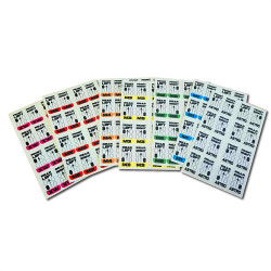 Compound sticker sheets