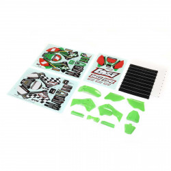 Promoto-MX : Set Pièces Plastiques Vert + Stickers