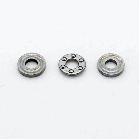 Ball Diff. Caged Thrust Washer Bearing 2,6x6x1mm (Set)