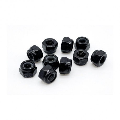 M4mm Nut Lock (BK)(10PC)