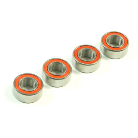 Ball Bearing 5x10x4 Red Rubber(4)