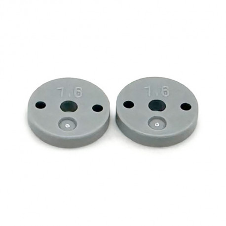 1/10 Pro-Shock Precision Plastic Shock Piston Flat Type(1.6X2Holes)(2PC)