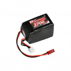 LiPo Battery 2700mAh 2S 2/3A Hump Size for RX