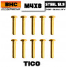 BHC Screw steel 12.9 TiCo M4x8 (10)