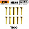 Vis FHC Acier 12.9 TiCo M2x8 (10)