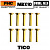 Vis FHC Acier 12.9 TiCo M2x10 (10)
