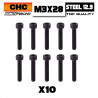 M3x28 Cap Screw Steel 12.9 (10)