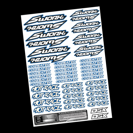 Stickers Sponsors personnalisés (A4)