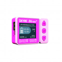 Chargeur B6neo+ LiPo 1-6s 10A 200W Rose 200W DC