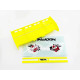 1/8 Off Road Pro-Speed 2.0 Race Wing (YELLOW)(Pre-Holes)