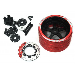 Volant Alu Rouge pour Flysky Noble