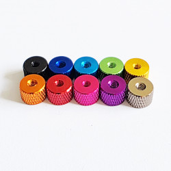 Thumb lock nut M3 Dia:10mm  H:7mm (2)