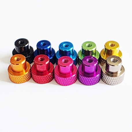 Thumb lock nut M3 Dia:12mm  H:2mm (2)