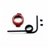 Exhaust bracket with ring - Red