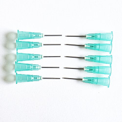 Straight steel gluing tips (10)