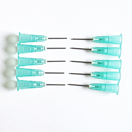 Straight steel gluing tips (10)