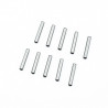 2.5X14.8MM CHROME STEEL PIN SET (10PCS)