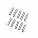 3X13.8MM CHROME STEEL PIN SET (10PCS)