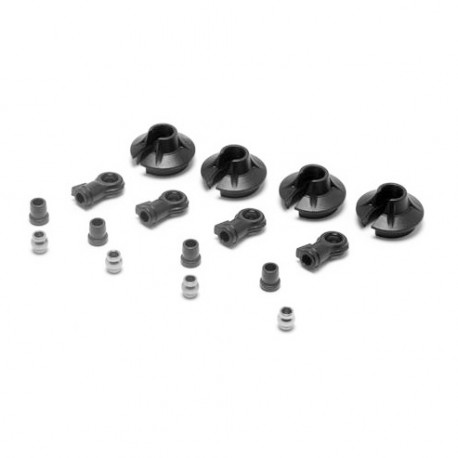 15mm Shock Ends, Cups, Bushing: 8B 2.0