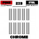 Chrome Steel pins (10)