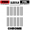 Goupilles Acier Chromé 2.5x11.8mm (10)