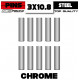 Chrome Steel pins (10)
