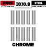 Goupilles Acier Chromé 3x10.8mm (10)