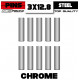 Chrome Steel pins 3x12.8mm (10)