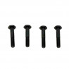 Vis à tête conique M3 x 6 mm (4 pièces)