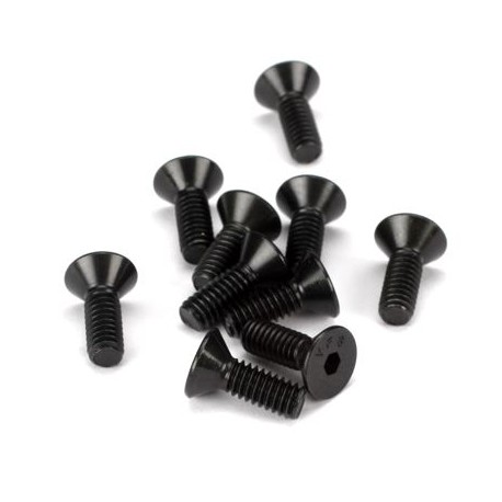 Flat Head Screws, 8-32 x 1/2" (10)