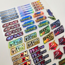 Stickers Sponsors personnalisés (A4)