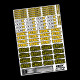 A4 Sheet of personnalized stickers