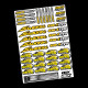 Stickers Sponsors personnalisés (A4)