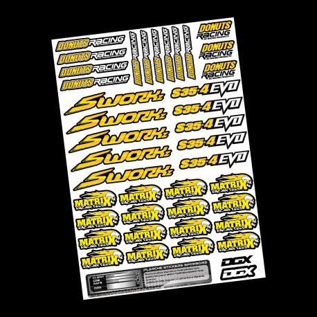 Stickers Sponsors personnalisés (A4)