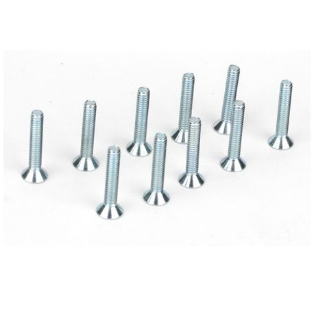 Flat Head Screws, 5-40 x 3/4" (10)