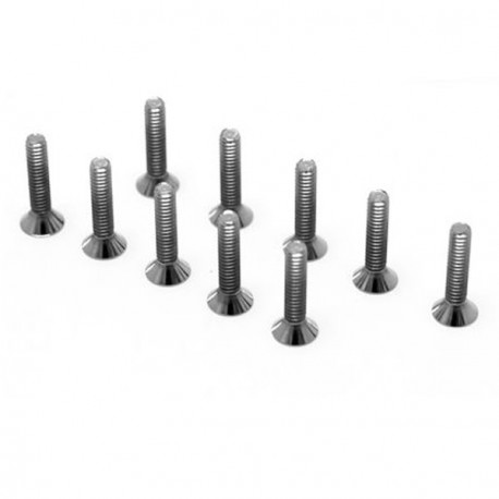 Flat Head Screws, 5-40 x 5/8" (10)