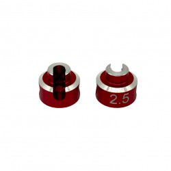 S35-5 - Bagues supports de BAR 2.5mm (2pcs)