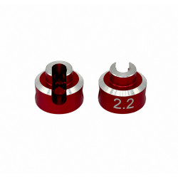 S35-5 - Bagues supports de BAR 2.2mm (2pcs)
