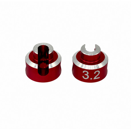 S35-5 - Bagues supports de BAR 3.2mm (2pcs)