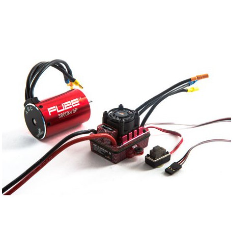 Fuze 1/10 6-Pole 3800Kv Waterproof/ESC Motor Combo V2, SCT (DYNS0705) -  Donuts Racing